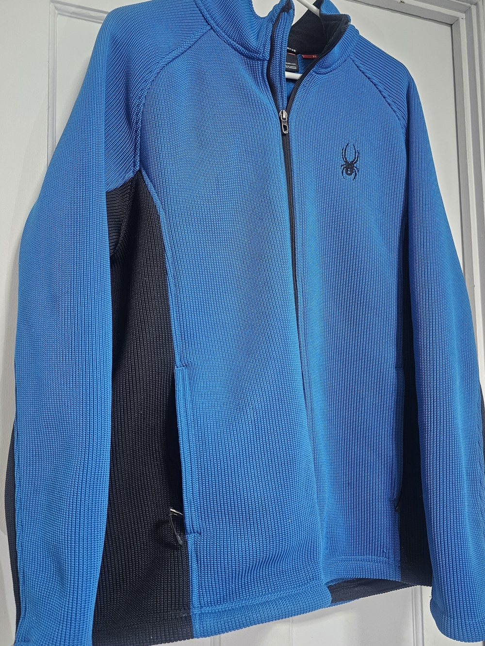 Spyder Blue Zip-Up Thermal Jacket